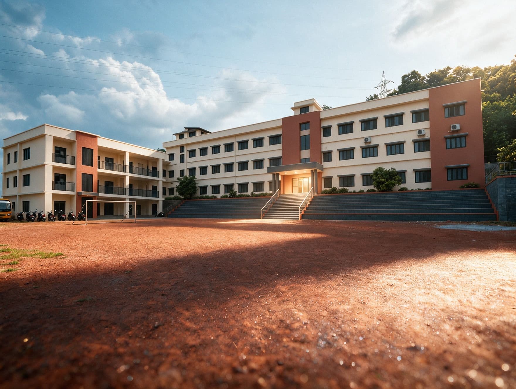 Face International School buildings and grounds in Padanilam