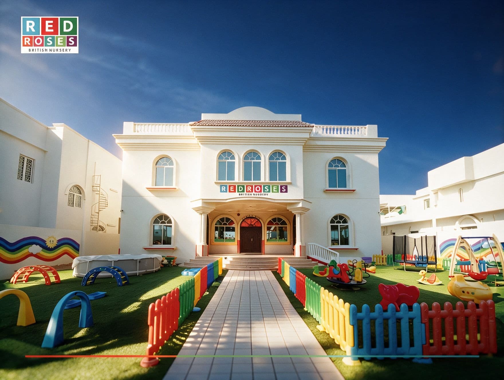 Red Roses British Nursery building in Al Wasit, Sharjah